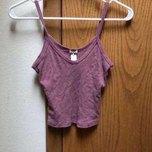 Purple Bozzolo Crop Top